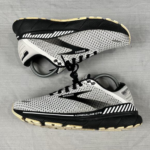 Brooks Adrenaline GTS 22 Women’s Size 8 Running Shoes White Black 1203531B135 - Picture 1 of 8